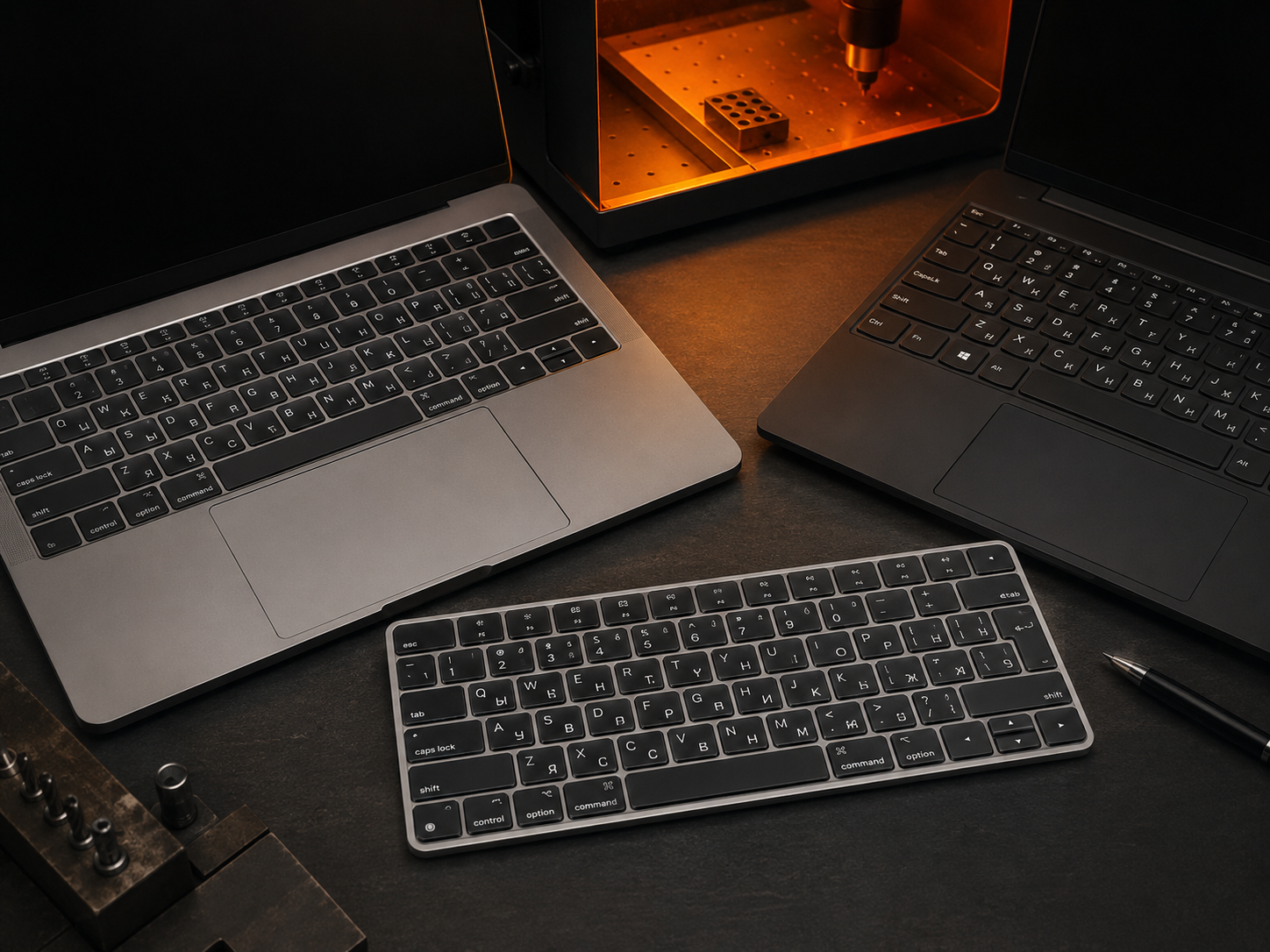 Гравировка клавиатуры MacBook